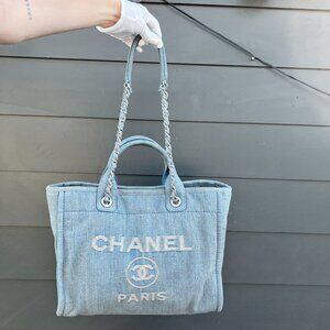 Chanel Denim Deauville Tote